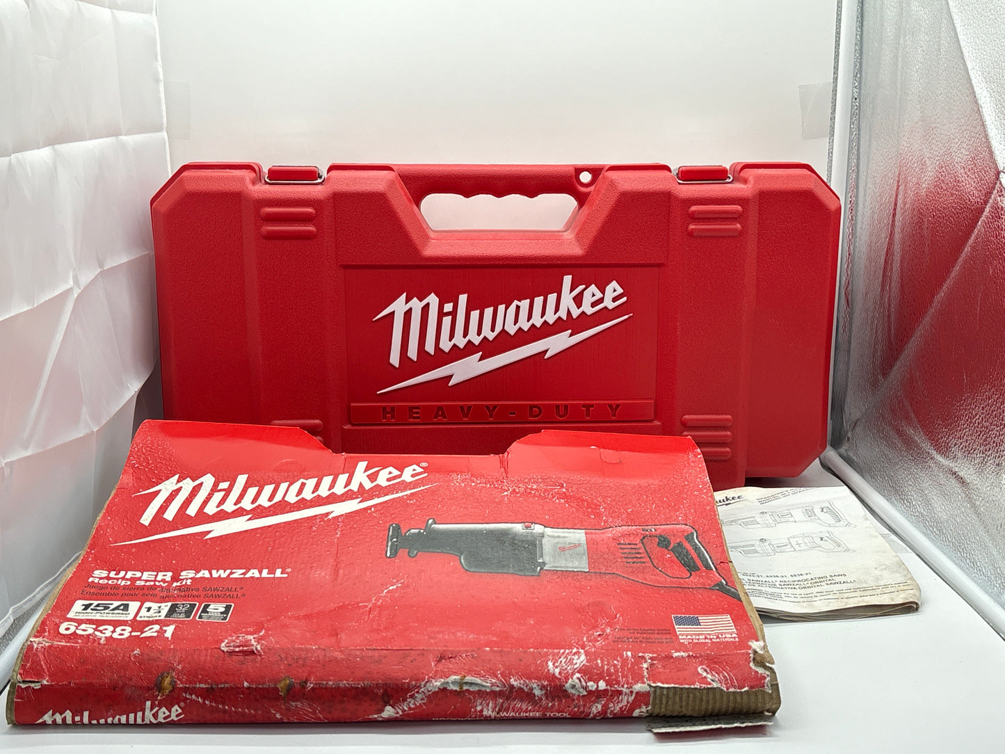 Milwaukee 6538-21 Super Sawzall Orbital Reciprocating Saw Heavy Duty - Free Shipping