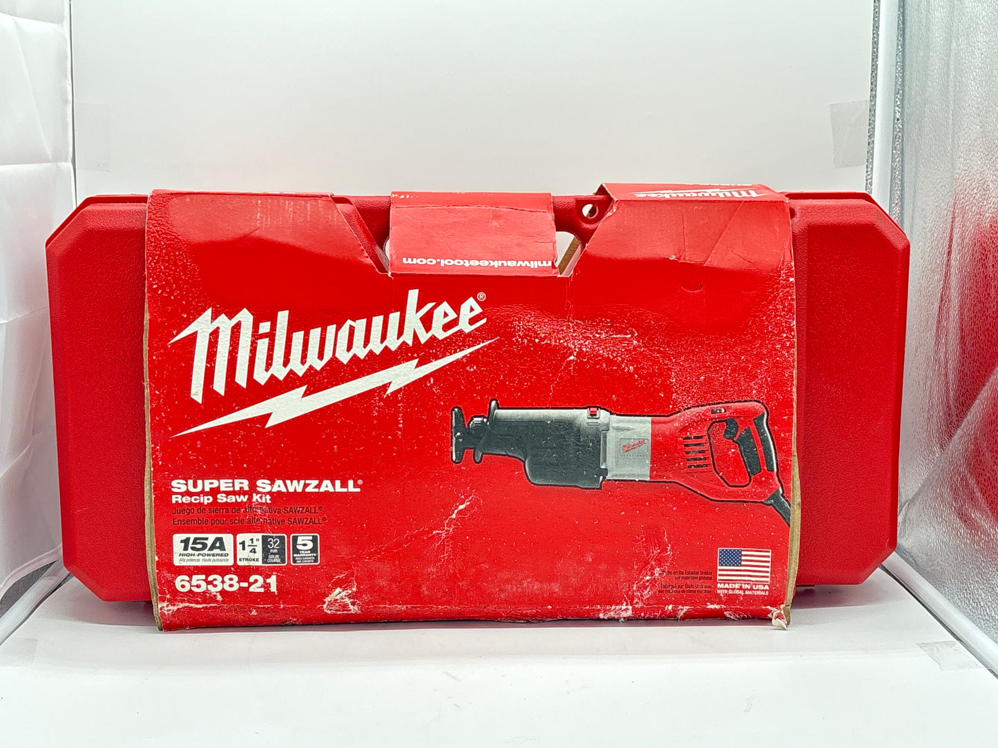 Milwaukee 6538-21 Super Sawzall Orbital Reciprocating Saw Heavy Duty - Free Shipping