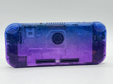 Custom Nintendo Switch Lite Translucent Purple Blue Glitter Touch & Sound Work For Parts image 2
