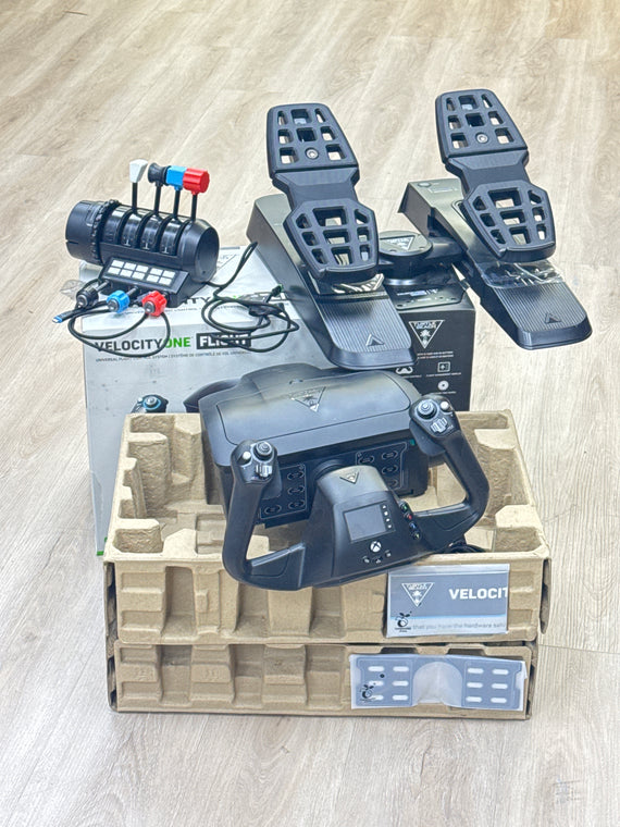 Turtle Beach VelocityOne Flight Control System + Rudder Pedals Bundle