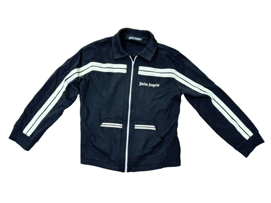 Palm Angels Shirt Collar Jacket Size XXL Black Full Zip