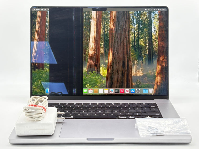 Apple MacBook Pro 16" A2485 M1 Pro 16GB 512GB Dark Screen/Key Issue For Parts