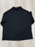 Palm Angels Shirt Collar Jacket Size XXL Black Full Zip image 6