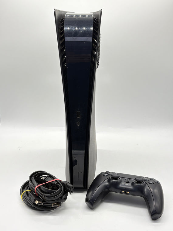 Sony PlayStation 5 Slim Digital 825GB Console w/ Controller Black Panels
