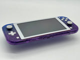 Custom Nintendo Switch Lite Translucent Purple Blue Glitter Touch & Sound Work For Parts image 3