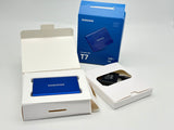 Samsung T7 1TB Portable SSD USB 3.2 USB-C 1050MB/s Indigo Blue image 2