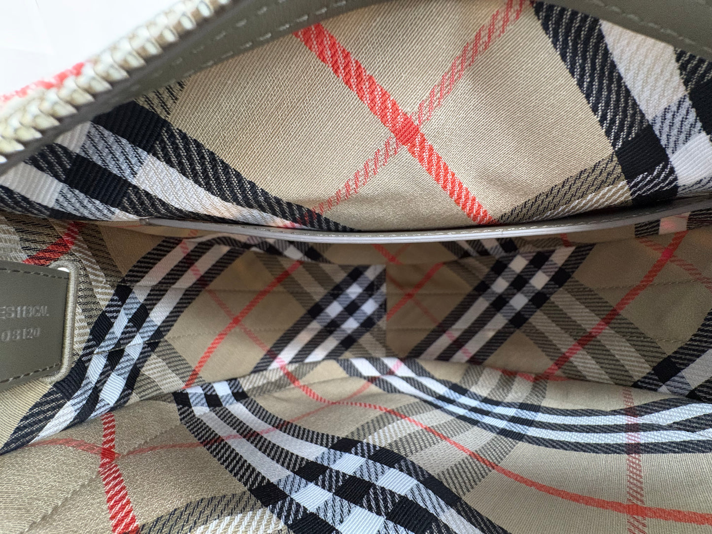 Burberry Small B Clip Messenger Shoulder Bag Sand New Without Tags