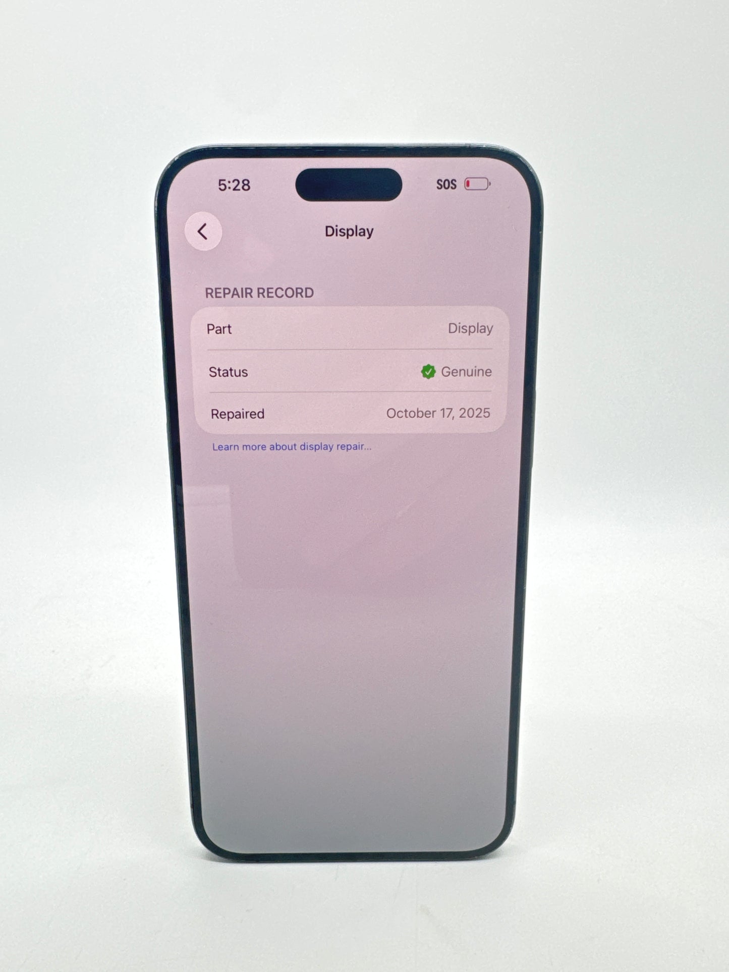 AT&T Apple iPhone 15 Pro Max 1TB Black Titanium 85%BH A2849