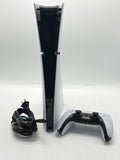 Sony PlayStation 5 Slim Digital 1TB White Console w/ Controller image 1