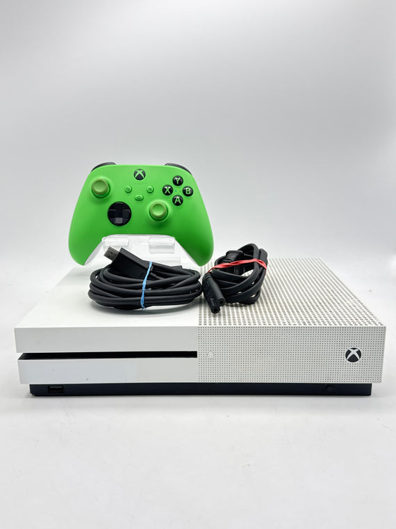 Microsoft Xbox One S 1681 500GB White Console Bundle - Bad Disc Drive For Parts