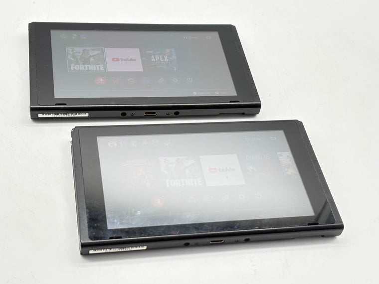 Nintendo Switch HAC-001 32GB Black Console LOT OF 2 (No Joy-Cons)