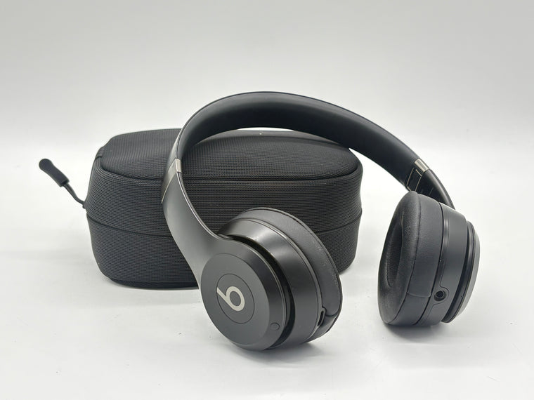 Beats Solo 4 On-Ear Wireless Headphones Matte Black w/ Case