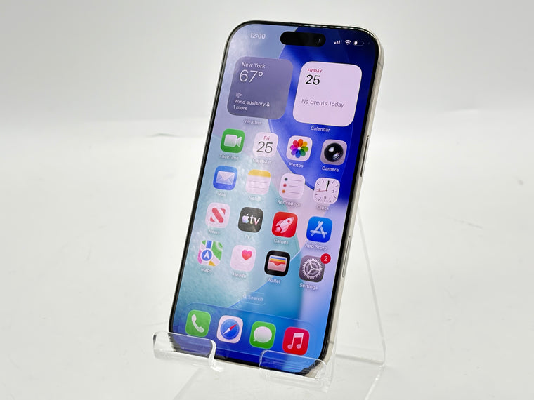 Unlocked Apple iPhone 16 Pro A3083 256GB Natural Titanium 91%BH