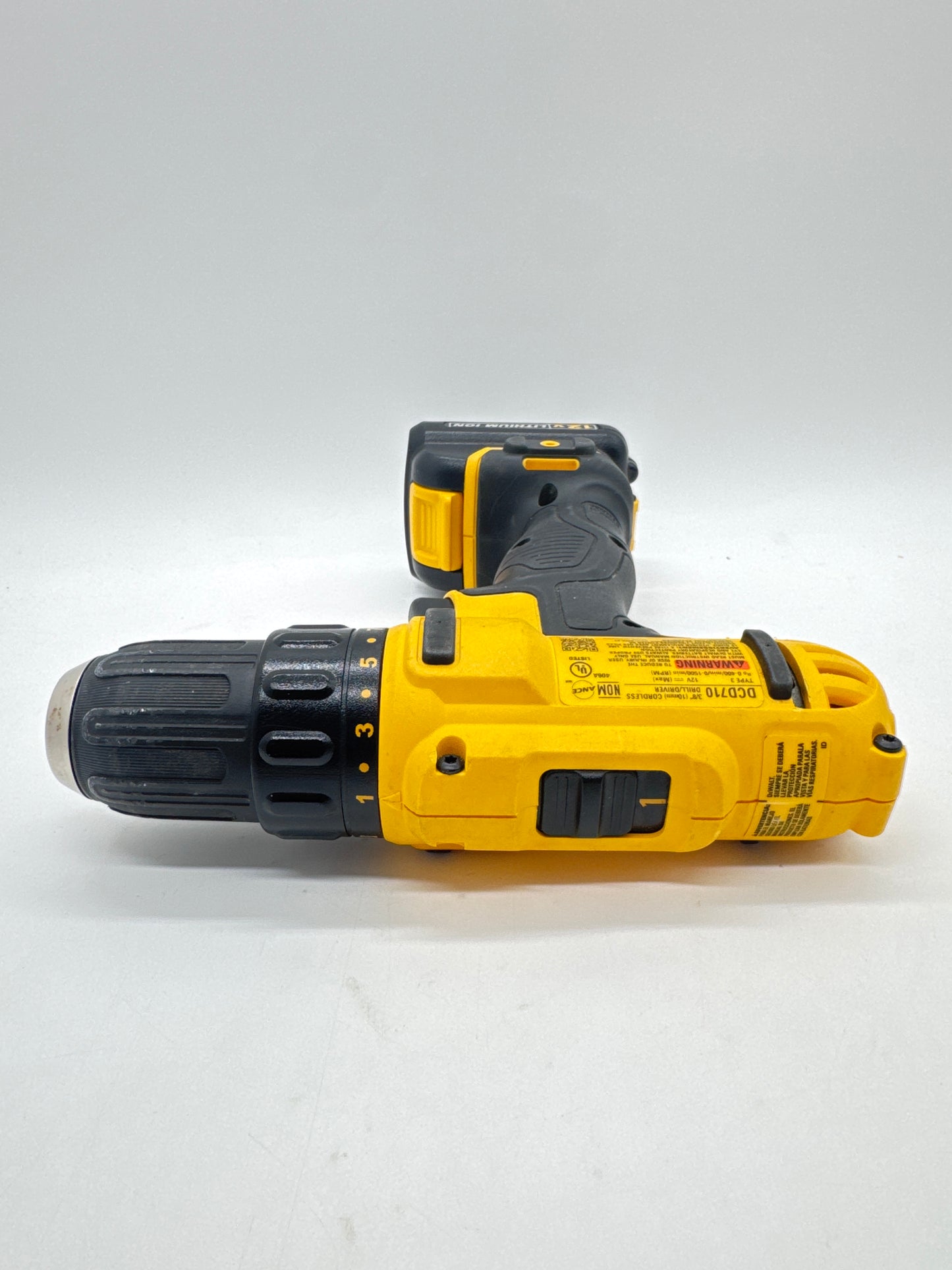 DeWalt DCD710 3/8" (10mm) Cordless Drill/Driver Power Tool w/ 12v Lithium Ion Battery