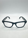 Ray-Ban Meta Wayfarer RW4008 Large Shiny Black Clear Smart Glasses Used image 2