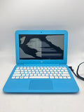 HP 11-y010nr 11.6" Celeron 2GB 16GB Blue Broken Screen For Parts image 1