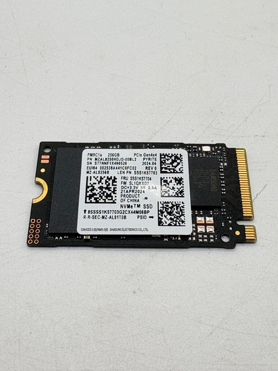 Samsung PM9C1a 256GB PCIe Gen4 NVMe SSD Used