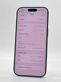 Unlocked Apple iPhone 16 Pro A3083 128GB White Titanium 90% BH - Cracked Back image 3