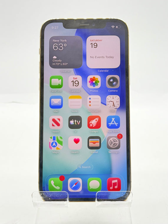 Unlocked Apple iPhone 12 Pro A2341 128GB Gold 85%BH