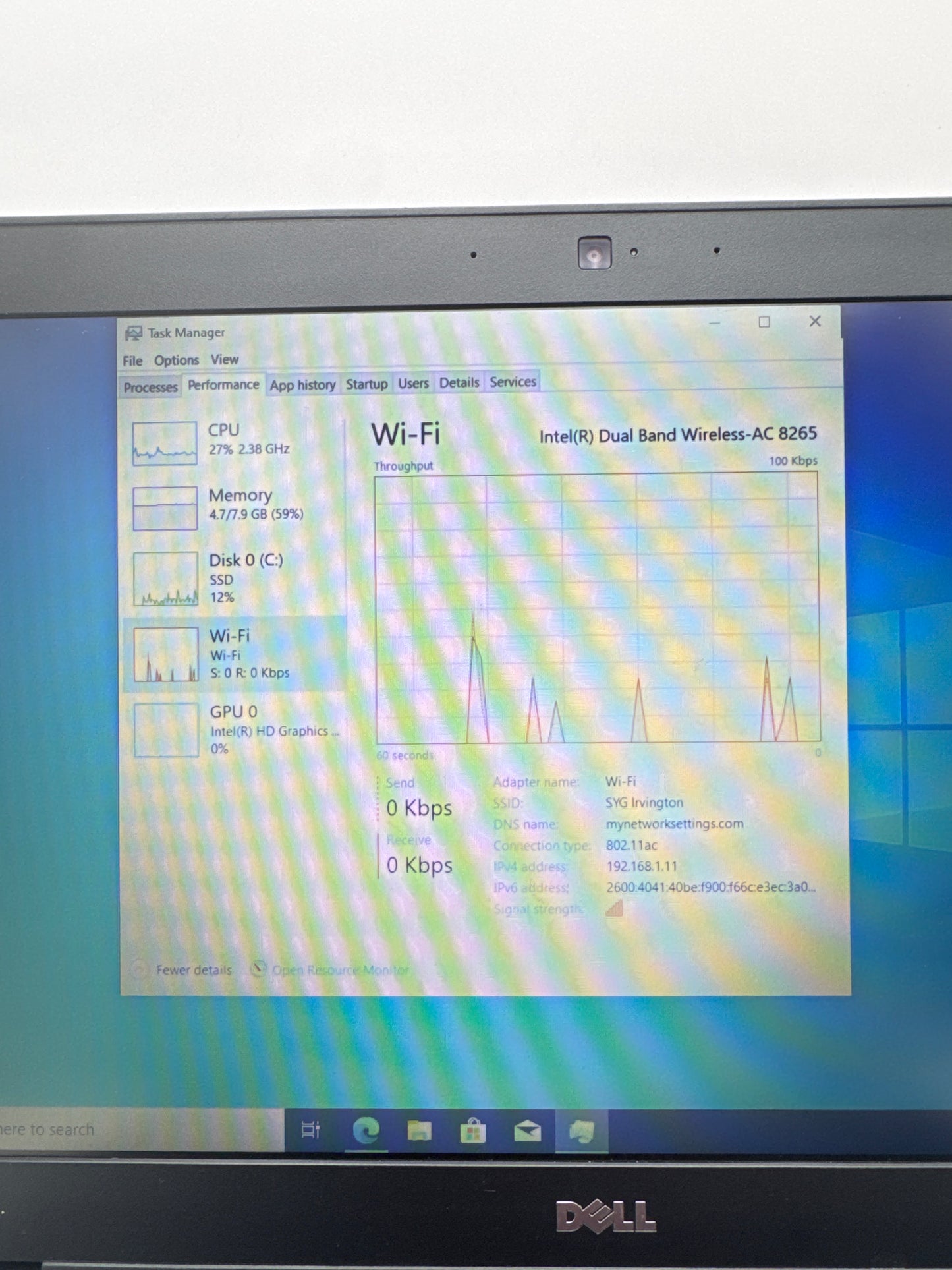 Dell Latitude 5480 14-inch Laptop Core i3-7100U 2.4Ghz 8GB 256GB Black