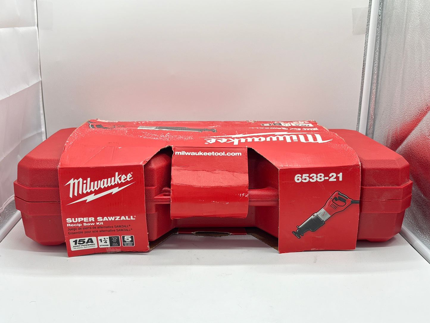 Milwaukee 6538-21 Super Sawzall Orbital Reciprocating Saw Heavy Duty - Free Shipping