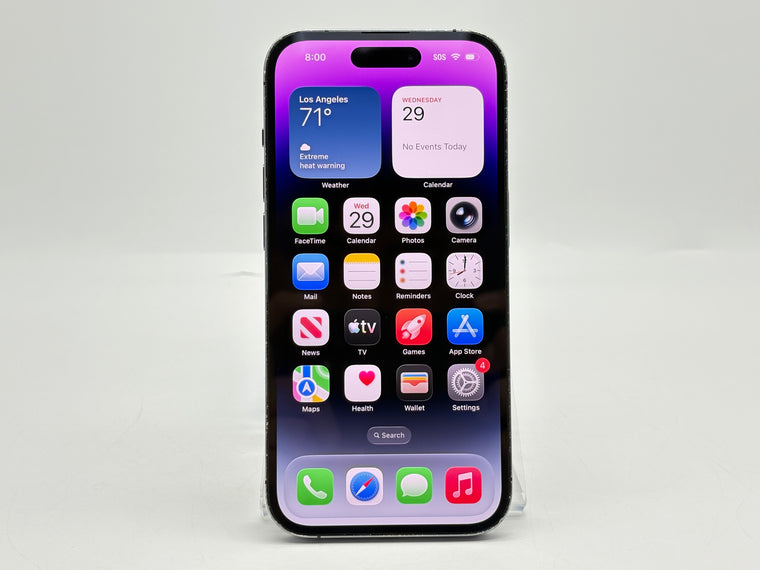 Apple iPhone 14 Pro 256GB Deep Purple Unlocked Damaged Back Camera Fault For Parts