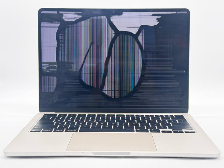 Apple MacBook Air 13" M3 A3113 16GB 512GB Starlight Damaged Screen For Parts