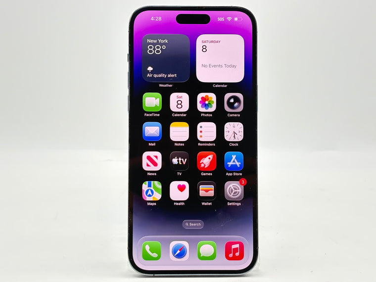 Apple iPhone 14 Pro Max 128GB Deep Purple AT&T 88% BH