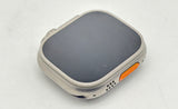 Apple Watch Ultra A2622 49mm Titanium GPS + Cellular Starlight Trail Loop Used image 6