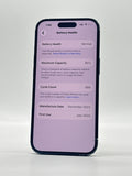 Unlocked Apple iPhone 15 A2846 128GB Black 85% BH - Cracked Read! image 4