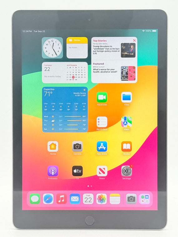 Apple iPad (6th Gen) A1893 32GB Wi-Fi Only Space Gray Used 87% BH