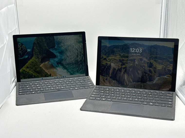 Lot of 2 Microsoft Surface Pro 5 Model 1796 i5-7300U 8GB 256GB AS IS FOR PARTS