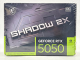 MSI GeForce RTX 5050 8G SHADOW 2X OC Graphics Card, 8GB GDDR6, DPx3, HDMIx1, DLS image 2