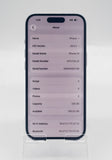 Unlocked Apple iPhone 15 A2846 128GB Blue 86% BH image 2