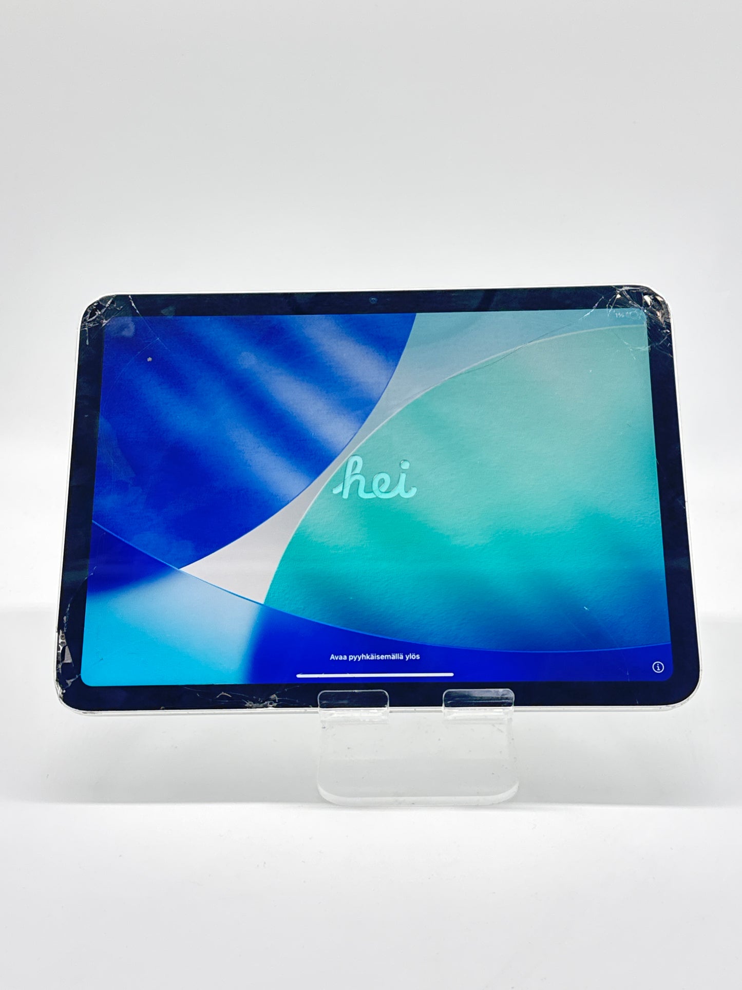 Apple iPad 10th Gen 64GB A2696 Wi-Fi Only Silver Cracked Screen Bad Digitizer Dents READ