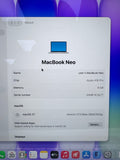 Apple Macbook Neo 14" A3404 Laptop A18 Pro 8GB RAM 256GB Silver Used image 4