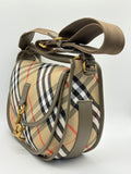 Burberry Small B Clip Messenger Shoulder Bag Sand New Without Tags image 5