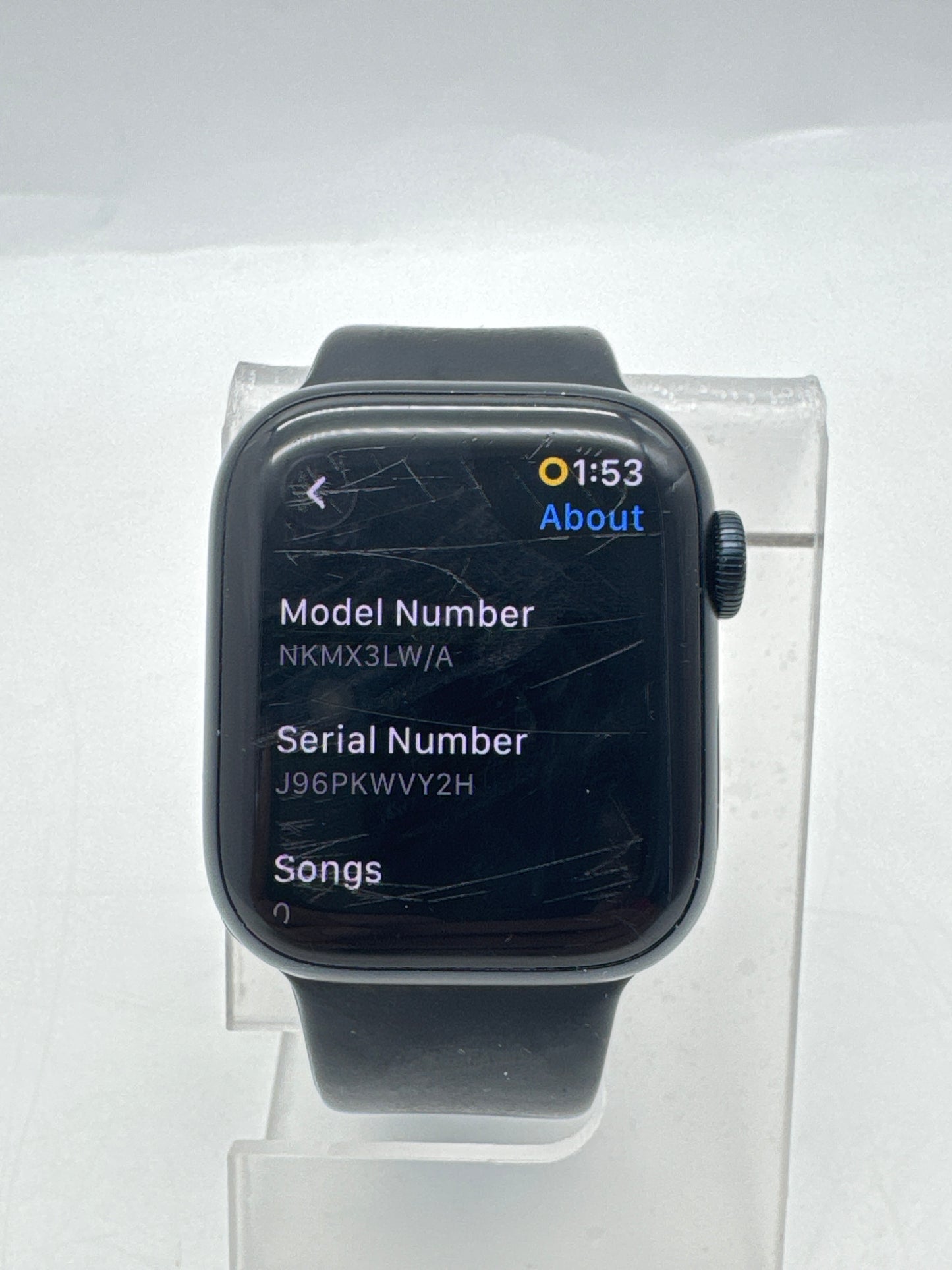 Apple Watch Series 7 A2473 GPS 41mm 32GB Midnight w/ Nike Sport Band