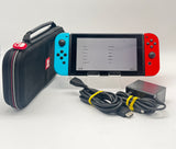 Nintendo Switch HAC-001 32GB Black Console with Joy-Cons and Case image 1