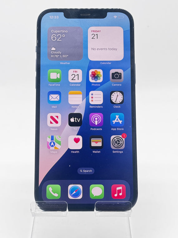 T-Mobile Apple iPhone 12 Pro Max A2342 128GB Pacific Blue 80% BH